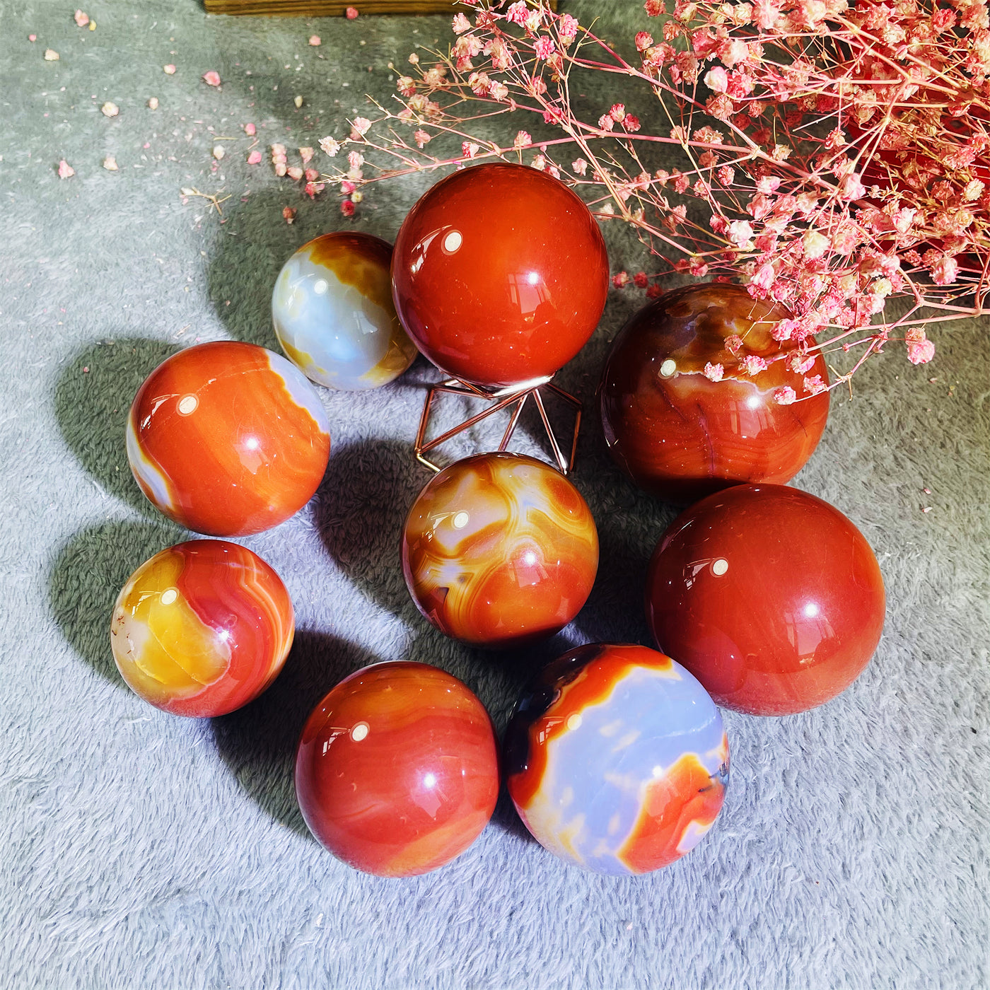 Carnelian Sphere 1KG