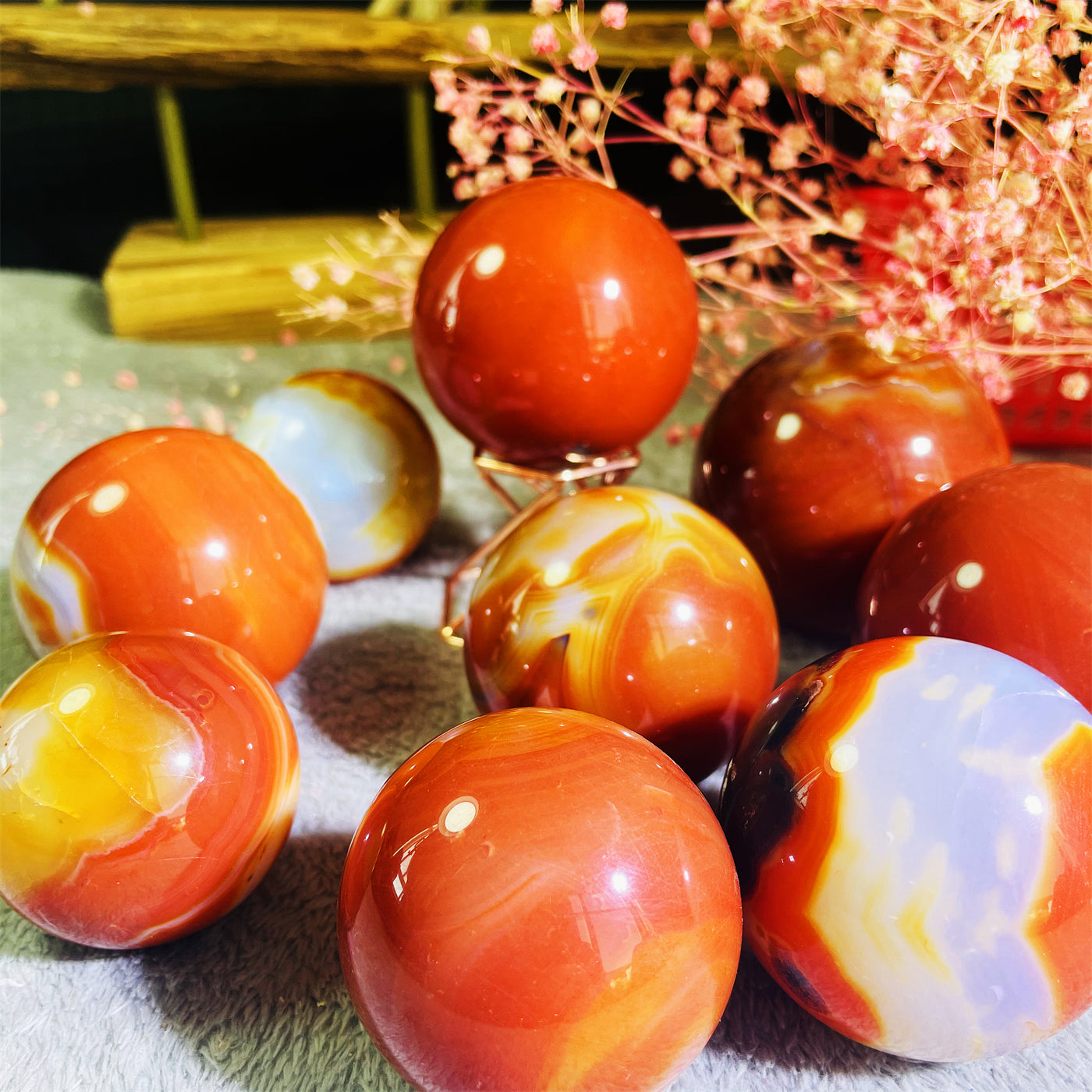 Carnelian Sphere 1KG