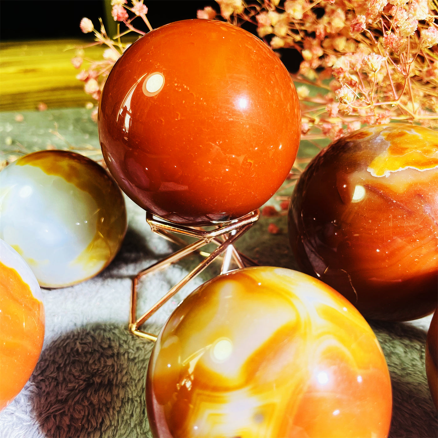 Carnelian Sphere 1KG