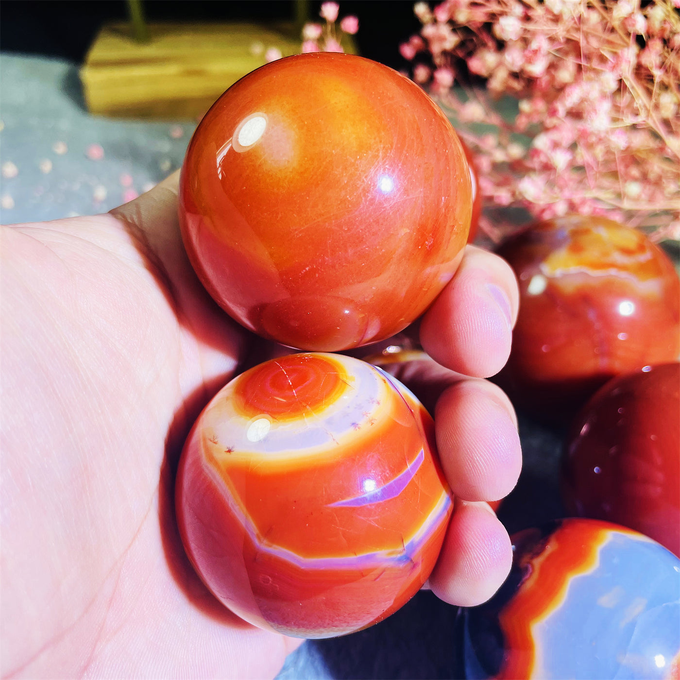 Carnelian Sphere 1KG